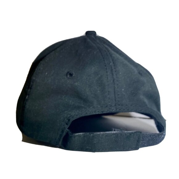 Hard Rock Miami black embroidered hat cap hook n loop adjustable strap preowned - Picture 5 of 7